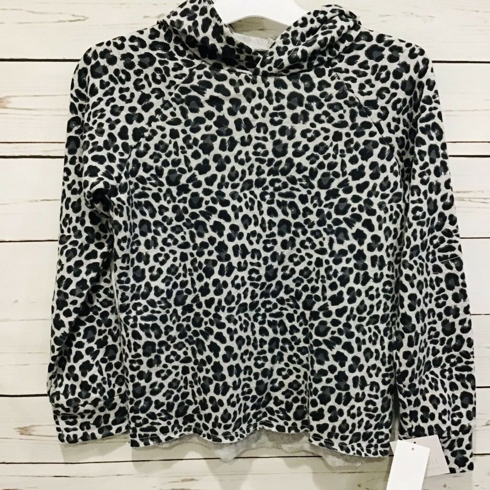 girls fleece hoodie, LARGE, NWT